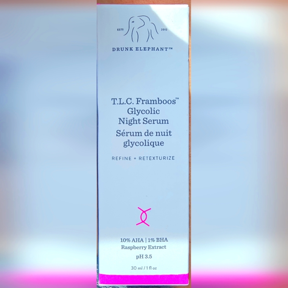 Drunk Elephant T.L.C. Framboos Glycolic Night Serum